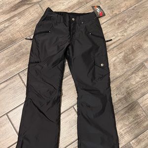 Ski snowboarding pants black